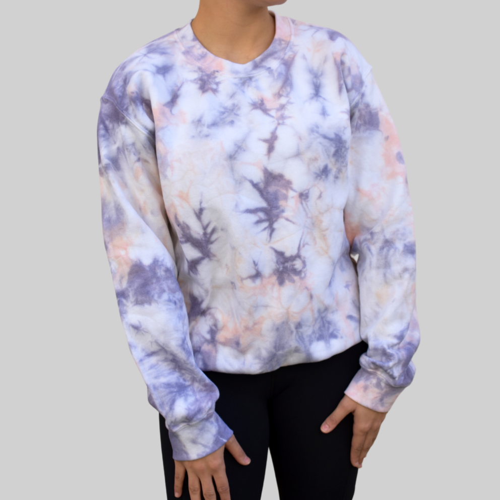 Tie and dye sweatshirt sales